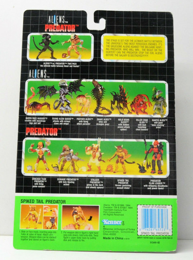 Kenner (1994) Predator Spiked Tail Predator Action Figure