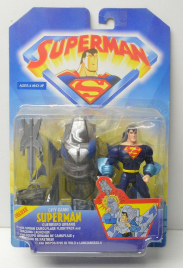Kenner (1996) Superman TAS City Camo Superman Action Figure