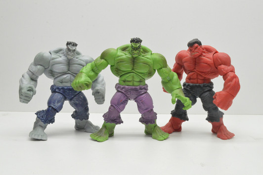 Hasbro Marvel Universe Hulk Set of 3 (No package)