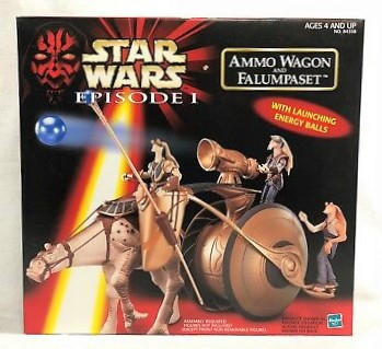 Hasbro Star Wars Episode I Ammo Wagon and Falumpaset