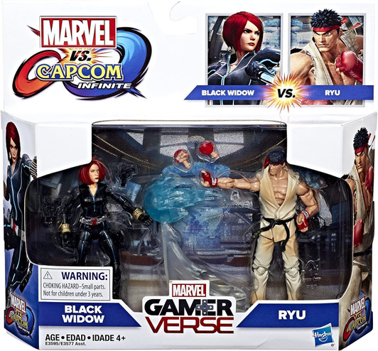 Hasbro Marvel Gamerverse vs. Capcom Black Widow vs. Ryu 2-Pack