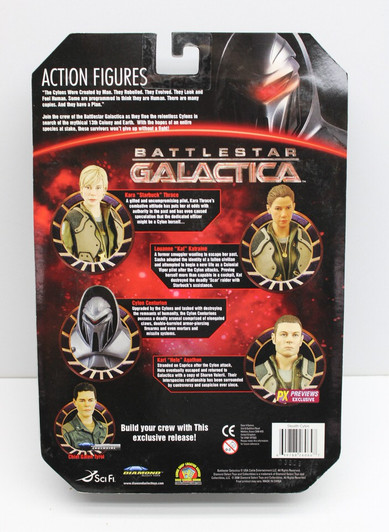 Diamond Select Battlestar Galactica Stealth Cylon Action Figure NYCC 2008 Exclusive