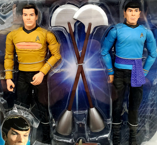 Diamond Select Star Trek "Amok Time" Kirk and Spock Action Figure 2-Pack