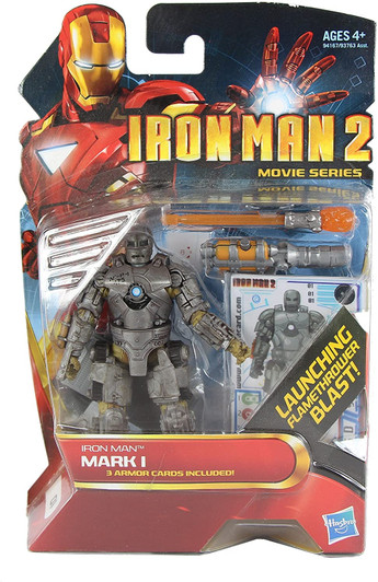 Hasbro Iron Man 2 Movie Figure Iron Man Mark I 3.75in action figure