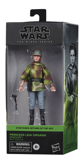 Hasbro Star Wars The Black Series Leia Endor 6" Action Figure