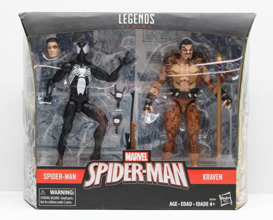 Hasbro Marvel Legends Spider-Man Kraven 6" Action Figure 2 pack