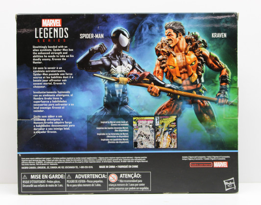 Hasbro Marvel Legends Spider-Man Kraven 6" Action Figure 2 pack