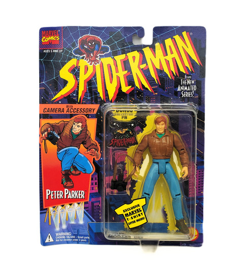 ToyBiz (1994) Spider-Man TAS Peter Parker 5" Action Figure