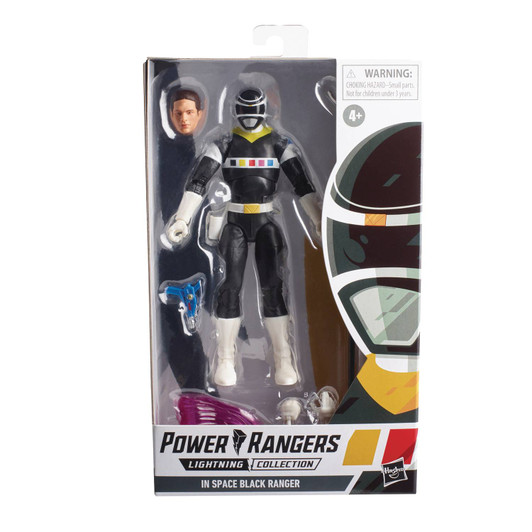 Hasbro Power Rangers Lightning Space Black Ranger 6in Action Figure