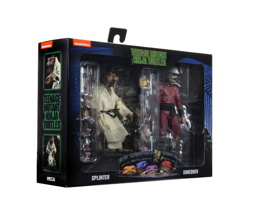 NECA TMNT Movie Splinter and Shredder 2-pack
