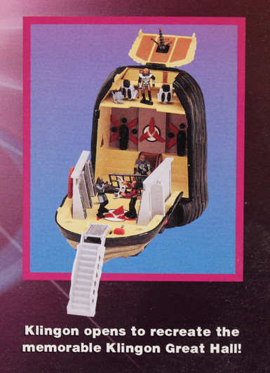 Playmates Star Trek Strike Force Klingon Great Hall Playset