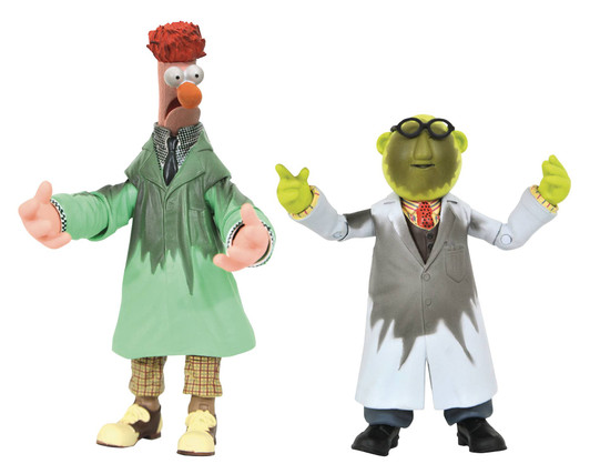 Diamond Select SDCC 2021 Muppets Deluxe Honeydew and Beaker action figure set