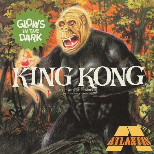 King Kong (Aurora Reissue) Model Kit with Glow parts