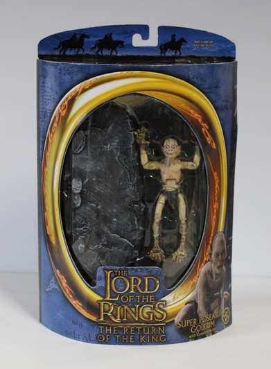 ToyBiz The Lord of the Rings Super Poseable Gollum with Crawling  Action Figure