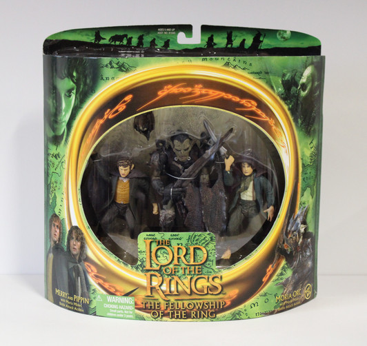 ToyBiz Lord of the Rings Merry Pippin and Moria Orc Action Figure