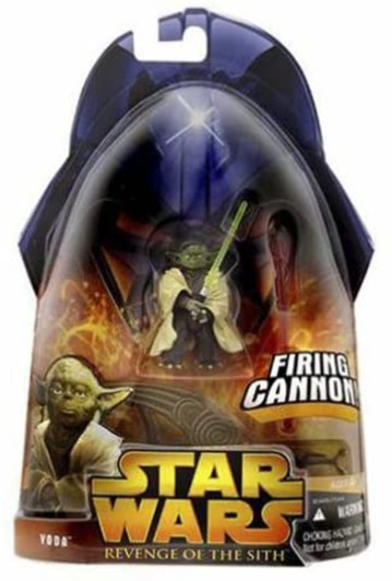 Hasbro Star Wars Revenge of the Sith Yoda Firing Cannon Action Figure