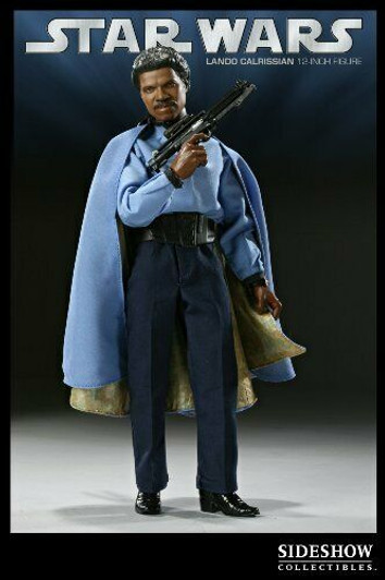 Sideshow Exclusive  (2009) Star Wars Heroes of the Rebellion Lando Calrissian Sixth Scale  Collectors Figure