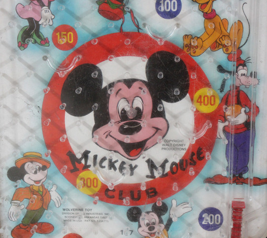 Disney (1970) Mickey Mouse Club Pinball Game