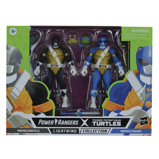 Hasbro MMPR/TMNT Don and Leo Action Figure 2 pack