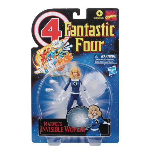 Hasbro Fantastic Four Vintage Invisible Woman 6" Action Figure