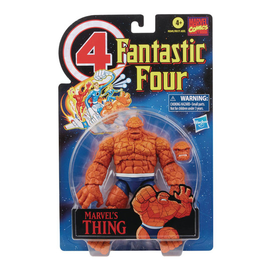 Hasbro Fantastic Four Vintage The Thing 6" Action Figure