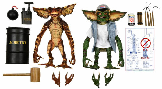 NECA Gremlins 2 - 7" Scale Action Figure - Demolition Gremlin 2-Pack