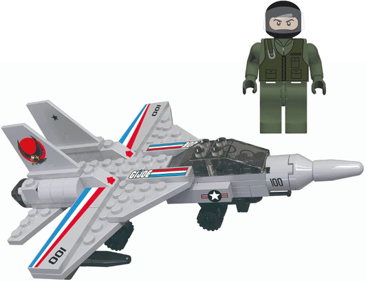 GI Joe Skystriker and Night Raven Construction set (150 Pieces)