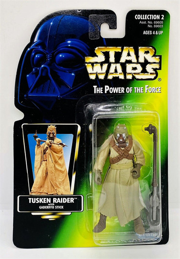 Kenner Star Wars POTF Tusken Raider (Green Card) Action Figure