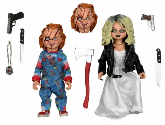 NECA Bride of Chucky - 8" Scale Clothed Figure - Chucky & Tiffany 2-Pack NECA Bride of Chucky - 8" Scale Clothed Figure - Chucky & Tiffany 2-Pack