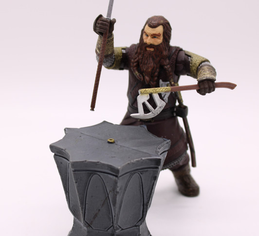 ToyBiz Lord of the Rings Gimli Battle Axe Action Figure (No package)