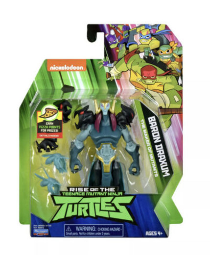Playmates Rise of the Teenage Mutant Ninja Turtles Baron Draxum Action Figure