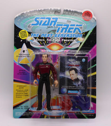 Playmates Star Trek TNG Q in starfleet gear Action Figure