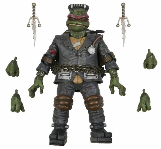 NECA Universal Monsters x Teenage Mutant Ninja Turtles - 7" Scale Action Figure - Ultimate Raphael as Frankenstein's Monster