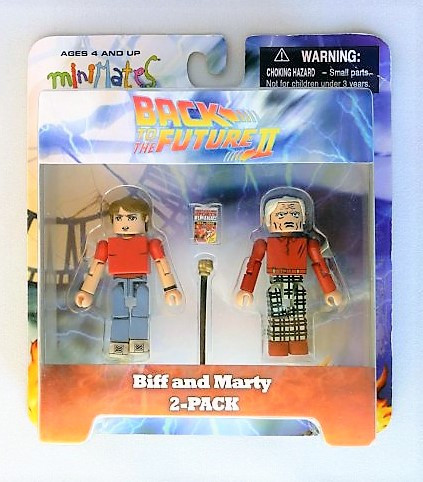Diamond Select MiniMates Back to the Future II Biff and Marty 2-pack