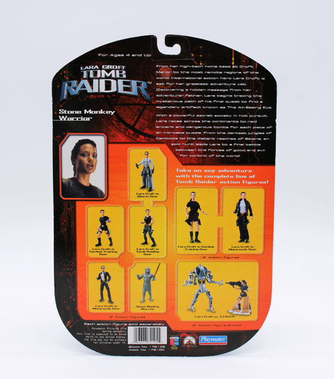 Playmates Lara Croft Tomb Raider Stone Monkey Warrior