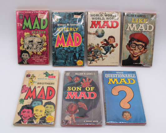 MAD seven paperback books lot VINTAGE