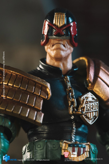 HIYA 2000 AD Judge Dredd Exquisite Mini Action Figure