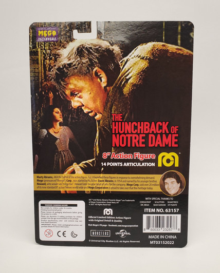 Mego Action Figure 8" Horror Hunchback