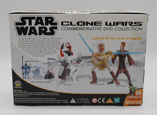 Star Wars  The Clone Wars Jedi Force Action Figure 3 pack