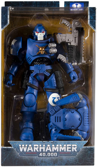 McFarlane Toys Warhammer 40,000 Ultramarines Reiver with Bolt Carbine & Base 7" Action Figure