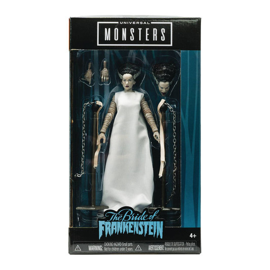 Universal Monsters The Bride of Frankenstein 6in Die Cast action figure