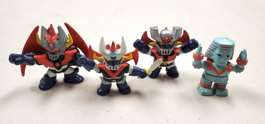 Banpresto Yokoyama Mitsuteru Giant Robo +Mazinga set of 4
