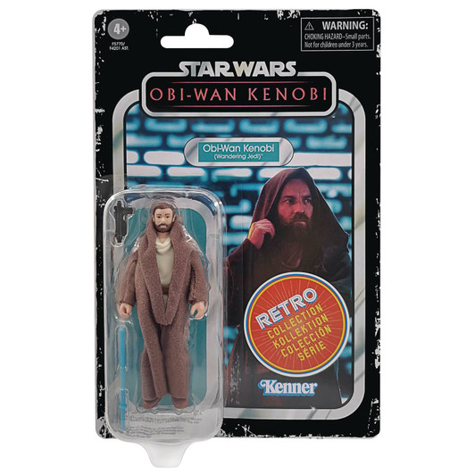 Hasbro Star Wars Retro 3 3/4 Obi Wan Kenobi Wandering Jedi action figure