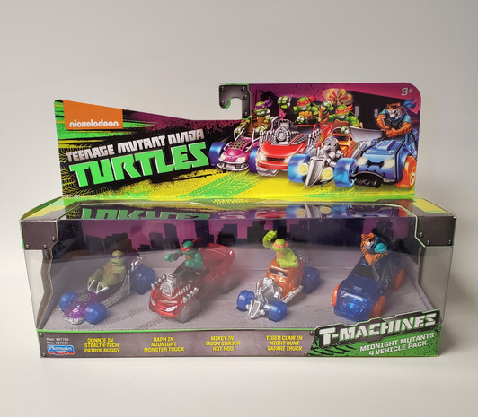 Playmates TMNT T-Machines Midnight Mutants 4 Vehicle pack