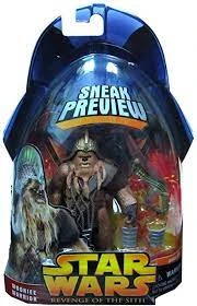 Hasbro Star Wars ROTS Sneak Preview Wookie Warrior Action Figure