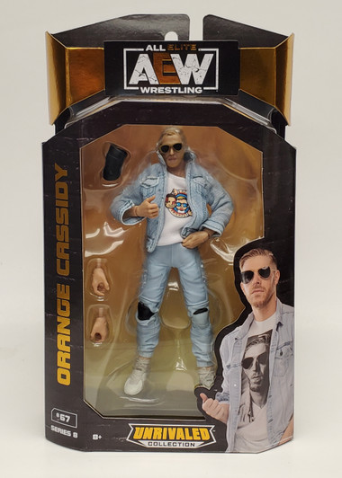 Jazwares AEW Unrivaled Series 8 Orange Cassidy Collection 6" Action Figure