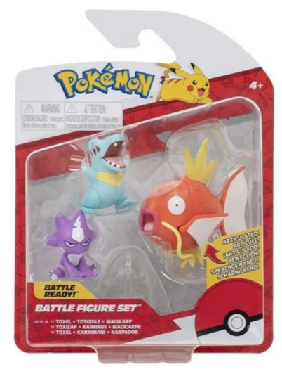 Pokémon PKW3066 Holiday Calendar-Features 24 2-Inch Battle Figures