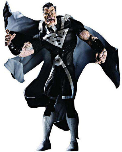 DC Direct Green Lantern Blackest Night Series 1 Black Lantern Earth-2 Superman action figure