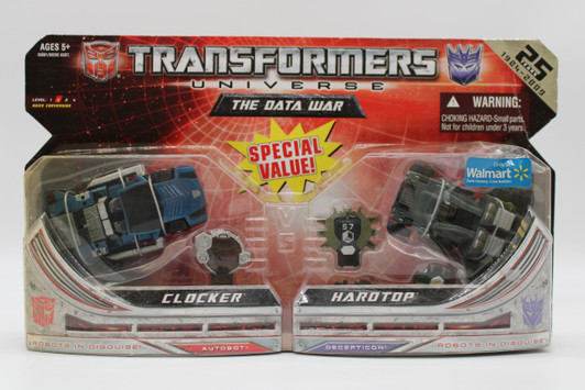 Hasbro Transformers Universe The Data War Clocker and Hardtop two pack