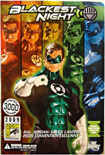 DC Direct Green Lantern Blackest Night Black Lantern Hal Jordan